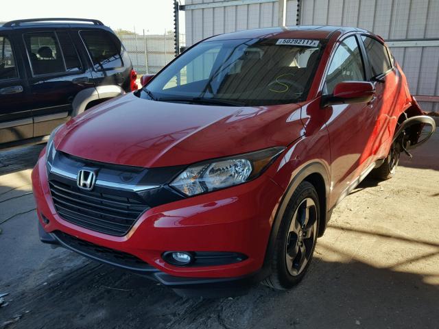 3CZRU5H59JM700083 - 2018 HONDA HR-V EX RED photo 2