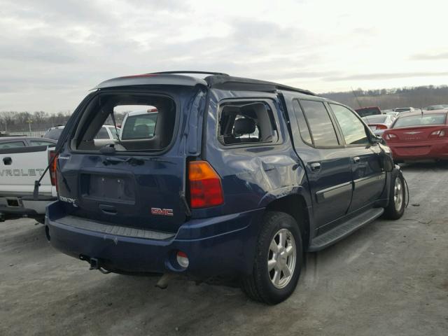 1GKET16P246226202 - 2004 GMC ENVOY XL BLUE photo 4