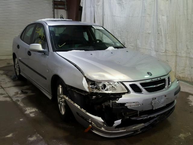 YS3FH46Y141025604 - 2004 SAAB 9-3 AERO SILVER photo 1