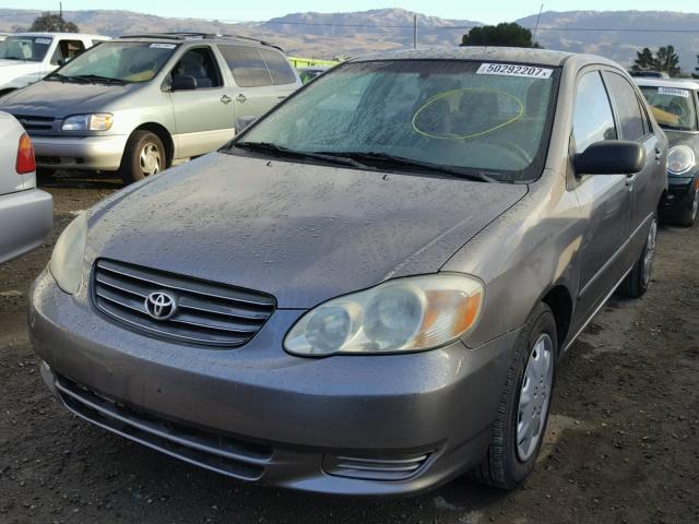 1NXBR32E44Z196141 - 2004 TOYOTA COROLLA CE GRAY photo 2