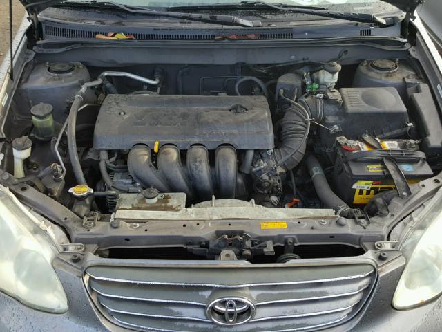 1NXBR32E44Z196141 - 2004 TOYOTA COROLLA CE GRAY photo 7