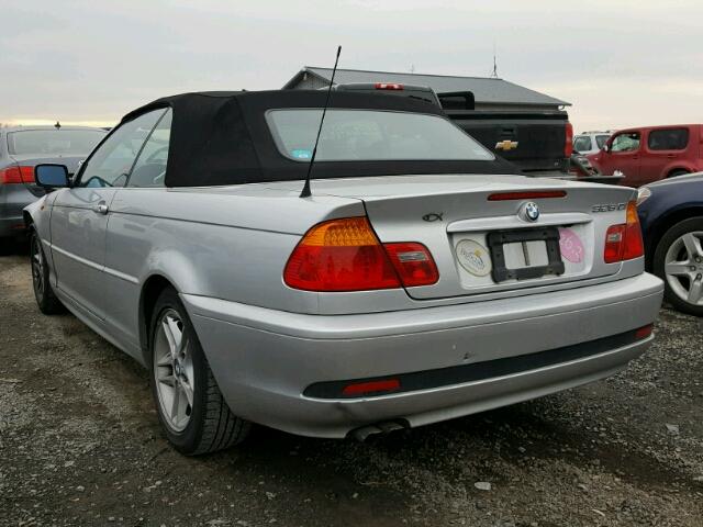 WBABW33444PL33979 - 2004 BMW 325 CI SILVER photo 3