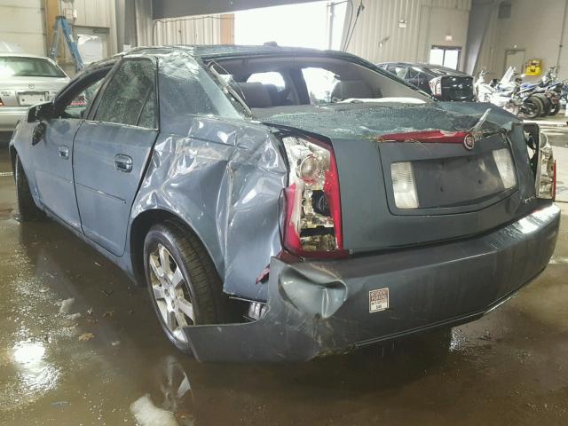 1G6DP577960135504 - 2006 CADILLAC CTS HI FEA BLUE photo 3