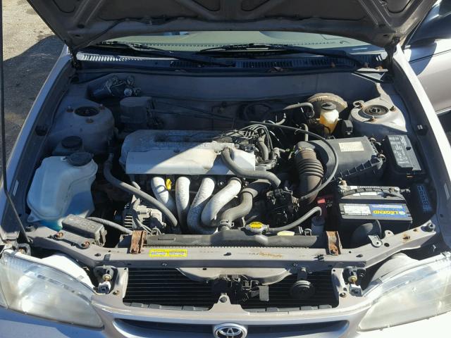 2T1BR12E0XC181176 - 1999 TOYOTA COROLLA VE SILVER photo 7