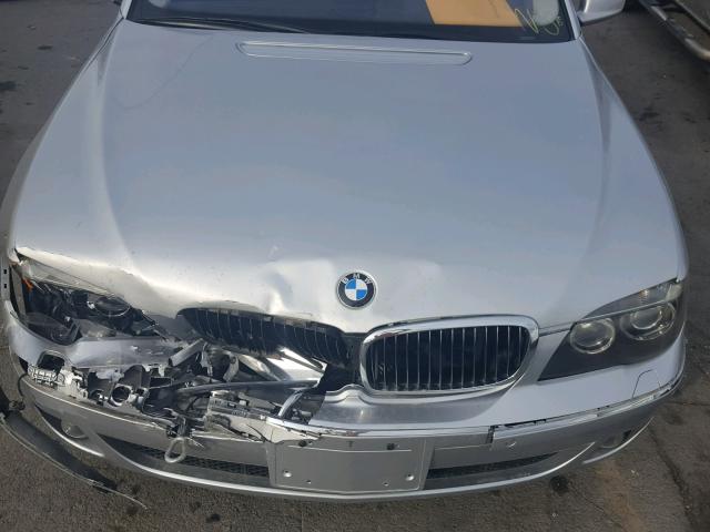 WBAHN03506DD98341 - 2006 BMW 760 LI SILVER photo 7