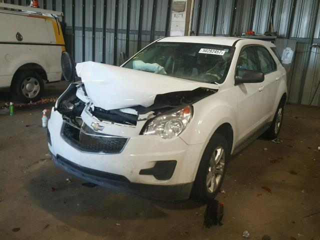 2GNALBEK7D6414611 - 2013 CHEVROLET EQUINOX LS WHITE photo 2