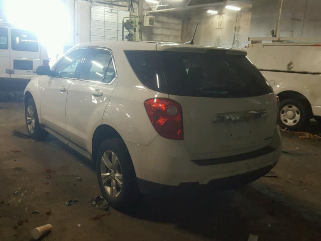 2GNALBEK7D6414611 - 2013 CHEVROLET EQUINOX LS WHITE photo 3