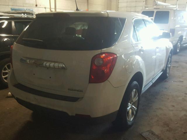 2GNALBEK7D6414611 - 2013 CHEVROLET EQUINOX LS WHITE photo 4