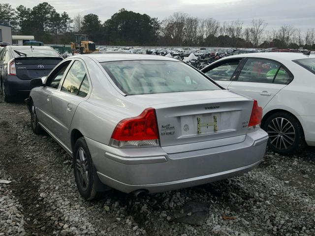 YV1RH592952452181 - 2005 VOLVO S60 2.5T SILVER photo 3