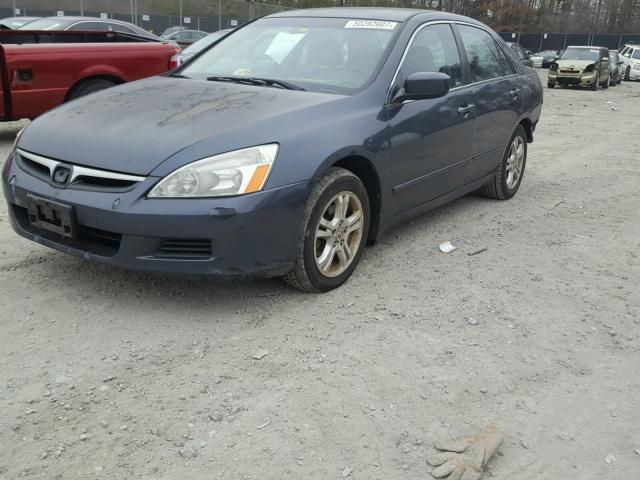 1HGCM56386A095573 - 2006 HONDA ACCORD SE BLUE photo 2