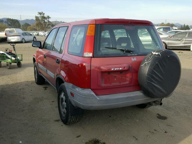 JHLRD1847VC053991 - 1997 HONDA CR-V LX RED photo 3