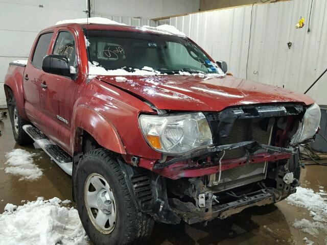 3TMLU42N18M019506 - 2008 TOYOTA TACOMA DOU RED photo 1