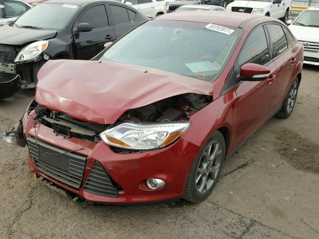 1FADP3F28EL210638 - 2014 FORD FOCUS SE RED photo 2