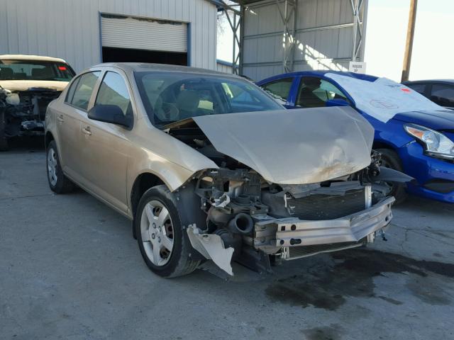 1G1AK55F777151856 - 2007 CHEVROLET COBALT LS GOLD photo 1