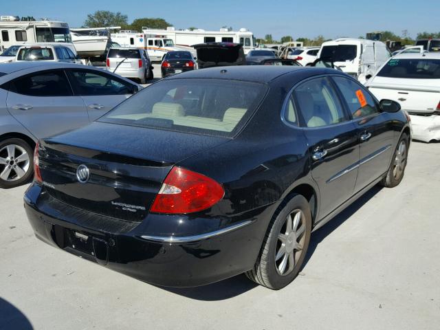 2G4WE537951188641 - 2005 BUICK LACROSSE C BLACK photo 4