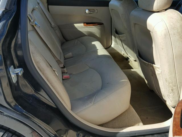 2G4WE537951188641 - 2005 BUICK LACROSSE C BLACK photo 6