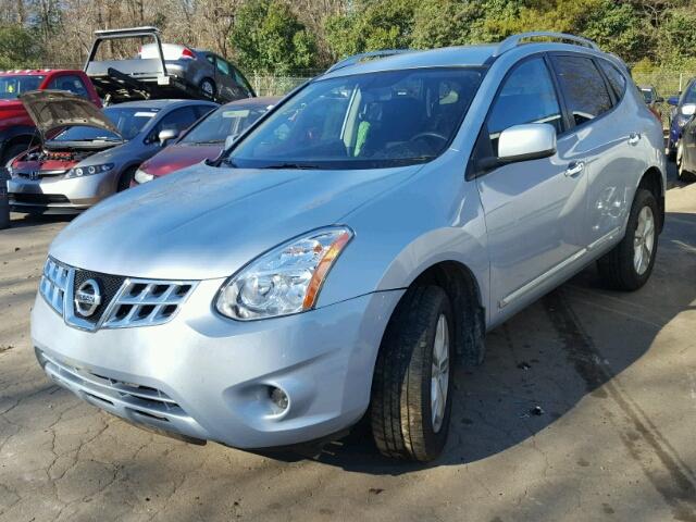 JN8AS5MT0CW260372 - 2012 NISSAN ROGUE S SILVER photo 2