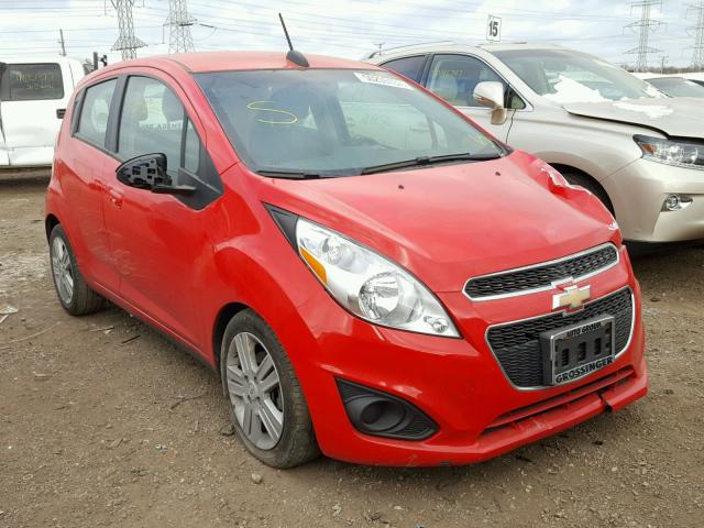 KL8CD6S91FC758087 - 2015 CHEVROLET SPARK 1LT RED photo 1