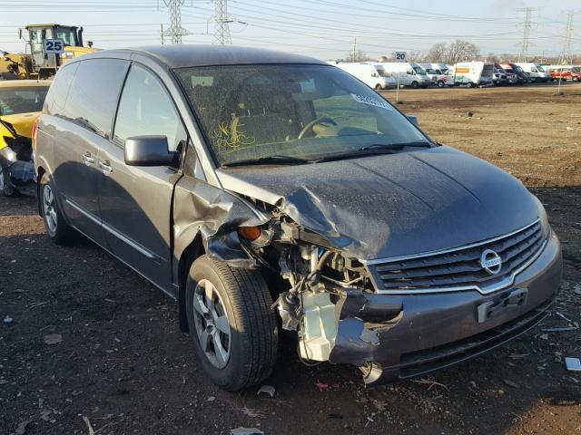 5N1BV28U77N135689 - 2007 NISSAN QUEST S GRAY photo 1