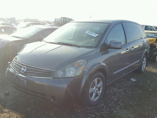 5N1BV28U77N135689 - 2007 NISSAN QUEST S GRAY photo 2