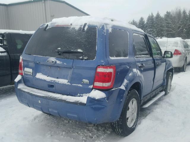 1FMCU0DG6AKC64799 - 2010 FORD ESCAPE XLT BLUE photo 4