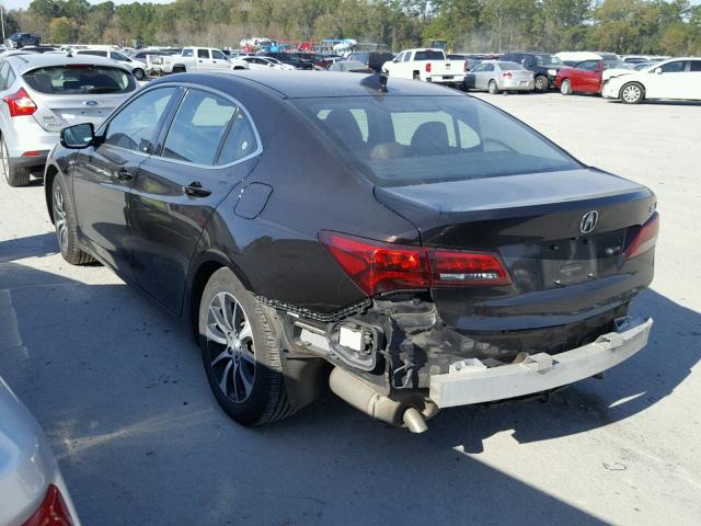 19UUB1F5XFA014481 - 2015 ACURA TLX TECH BROWN photo 3