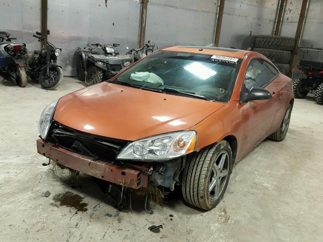 1G2ZH158264233940 - 2006 PONTIAC G6 GT ORANGE photo 2