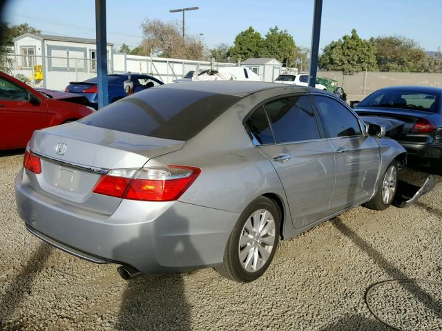 1HGCR2F73FA072706 - 2015 HONDA ACCORD EX SILVER photo 4