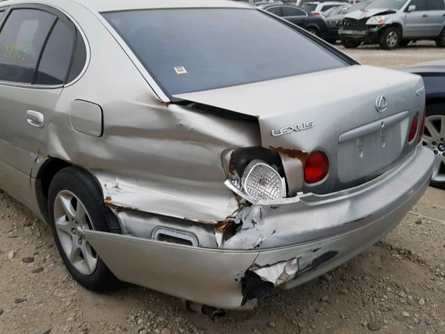 JT8BD69SX10135877 - 2001 LEXUS GS 300 SILVER photo 10