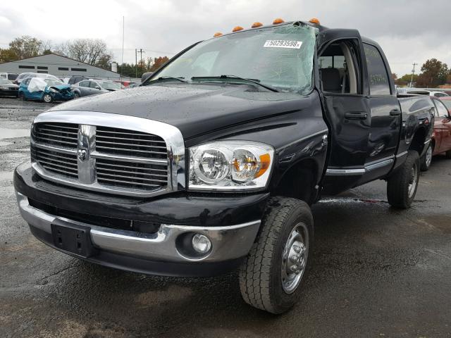 3D7KS28A78G148252 - 2008 DODGE RAM 2500 S შავი ფოტო 2