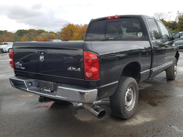 3D7KS28A78G148252 - 2008 DODGE RAM 2500 S შავი ფოტო 4
