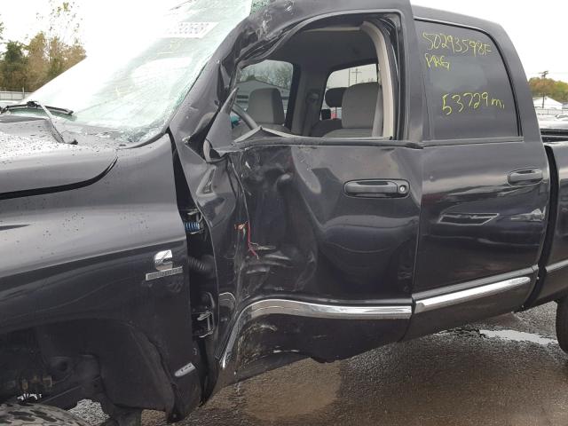 3D7KS28A78G148252 - 2008 DODGE RAM 2500 S შავი ფოტო 9