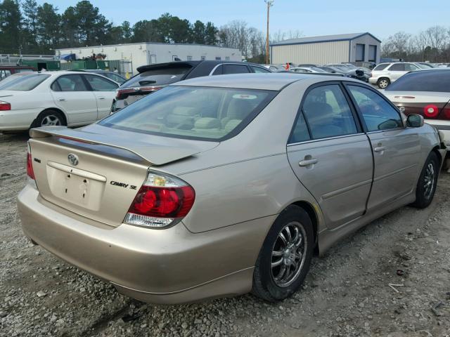 4T1BE32K76U701979 - 2006 TOYOTA CAMRY LE GOLD photo 4