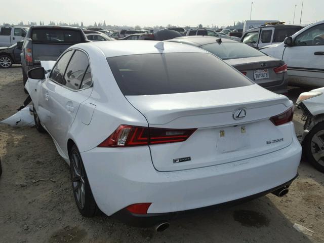 JTHBA1D29G5025420 - 2016 LEXUS IS 200T WHITE photo 3