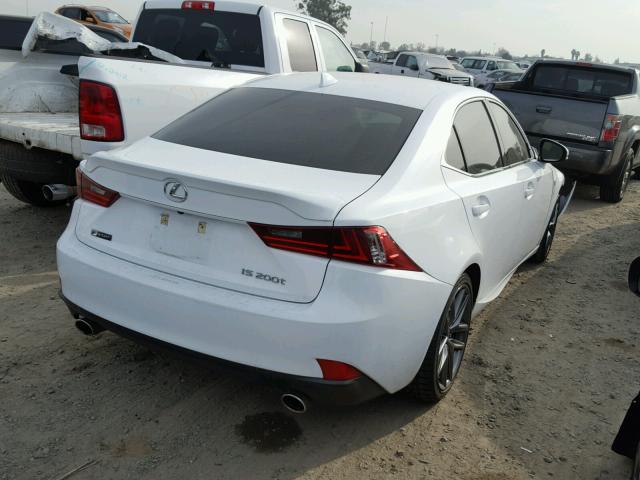 JTHBA1D29G5025420 - 2016 LEXUS IS 200T WHITE photo 4