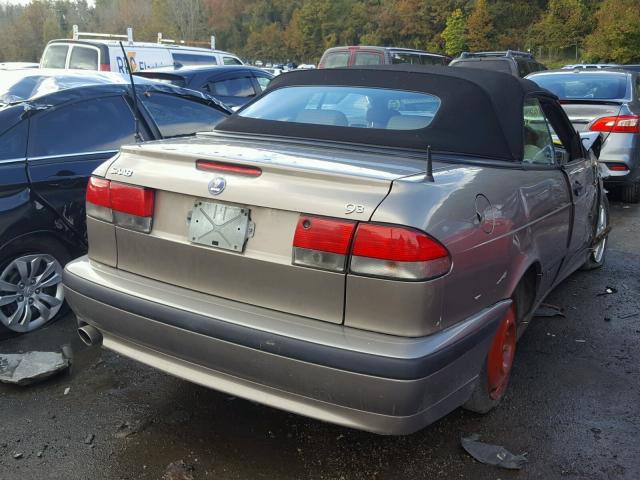 YS3DF78K127006018 - 2002 SAAB 9-3 SE TAN photo 4