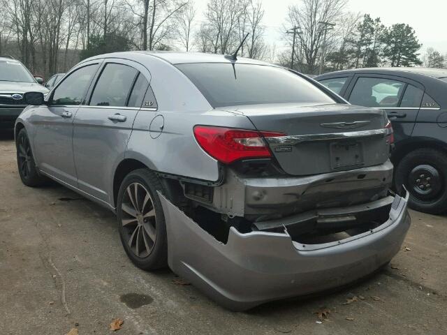 1C3CCBBB5DN573844 - 2013 CHRYSLER 200 TOURIN GRAY photo 3