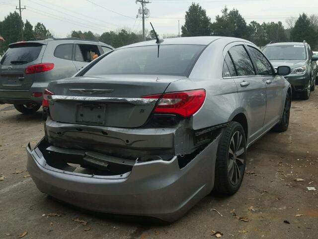 1C3CCBBB5DN573844 - 2013 CHRYSLER 200 TOURIN GRAY photo 4