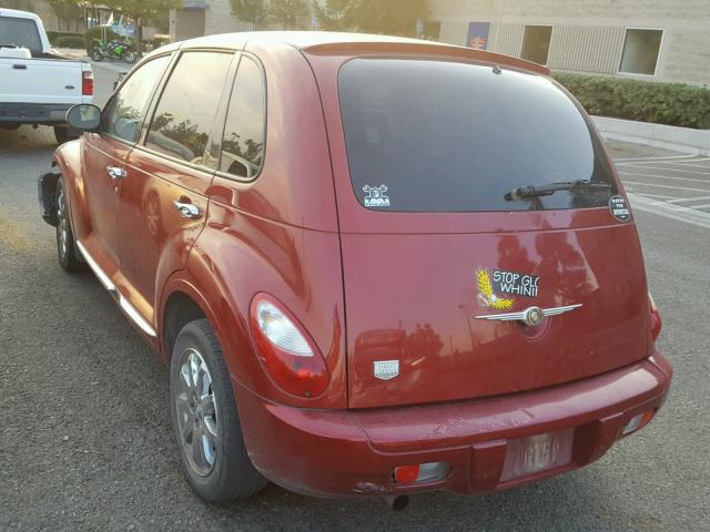 3A8FY48B68T248227 - 2008 CHRYSLER PT CRUISER RED photo 3