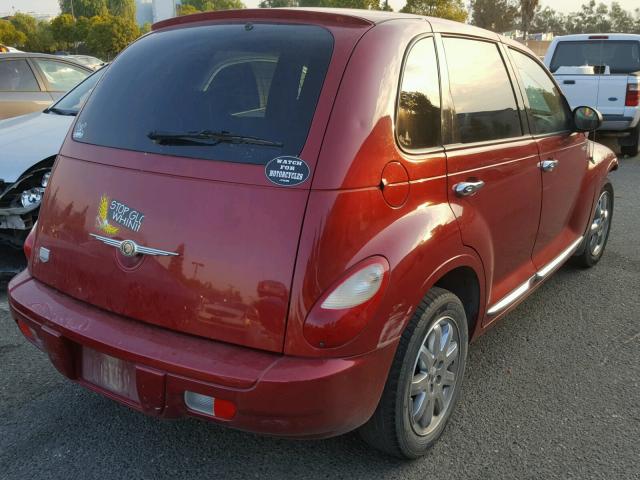 3A8FY48B68T248227 - 2008 CHRYSLER PT CRUISER RED photo 4