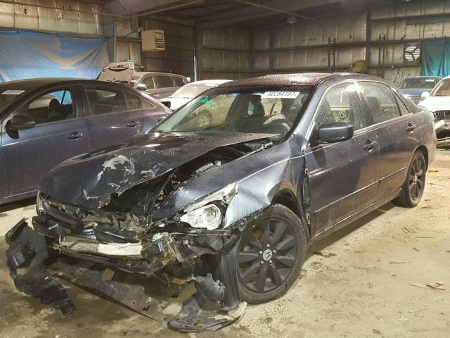 1HGCM66897A017581 - 2007 HONDA ACCORD EX GRAY photo 2