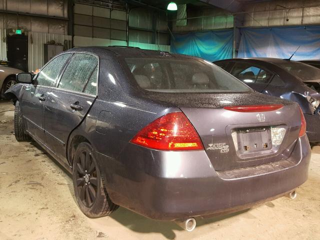 1HGCM66897A017581 - 2007 HONDA ACCORD EX GRAY photo 3