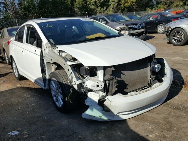 2HGFB2F83CH582836 - 2012 HONDA CIVIC EX WHITE photo 1