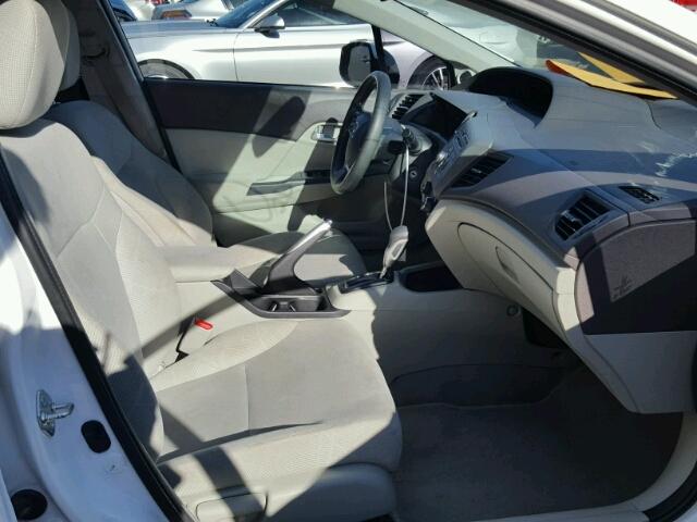 2HGFB2F83CH582836 - 2012 HONDA CIVIC EX თეთრი ფოტო 5