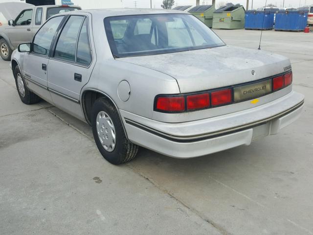 2G1WL54T6L9315813 - 1990 CHEVROLET LUMINA SILVER photo 3