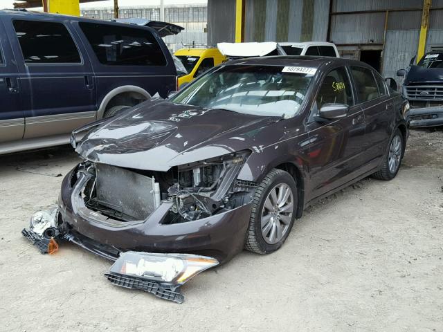 1HGCP2F73CA015049 - 2012 HONDA ACCORD EX BROWN photo 2