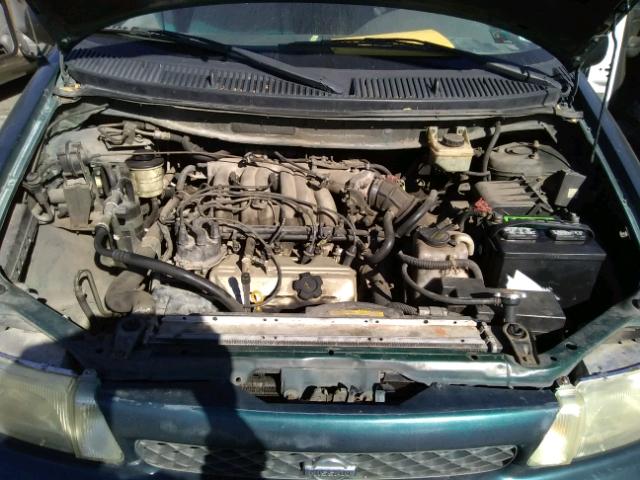 4N2ZN1118WD820394 - 1998 NISSAN QUEST XE GREEN photo 7