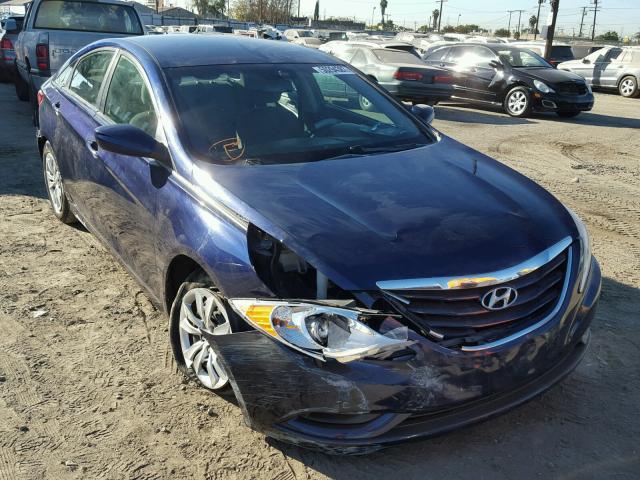 5NPEB4AC6CH420322 - 2012 HYUNDAI SONATA GLS BLUE photo 1