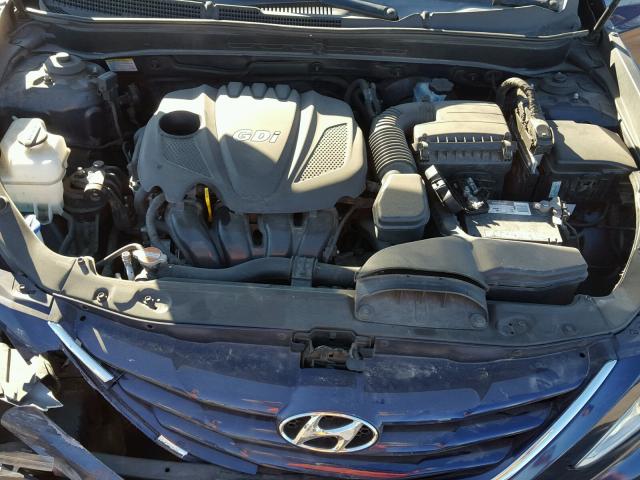 5NPEB4AC6CH420322 - 2012 HYUNDAI SONATA GLS BLUE photo 7