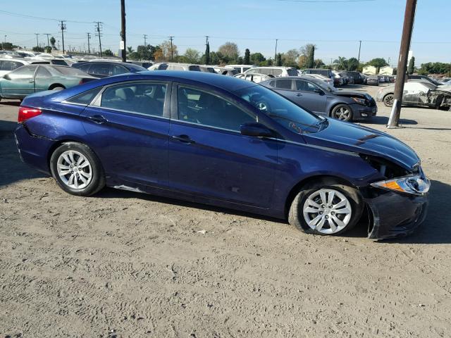 5NPEB4AC6CH420322 - 2012 HYUNDAI SONATA GLS BLUE photo 9